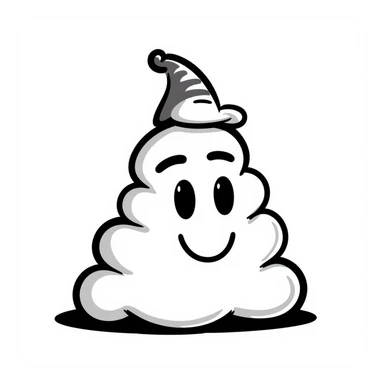 poop doodle sticker