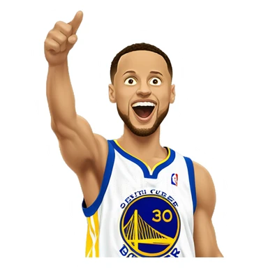 Steph Curry Night Night Celebration sticker