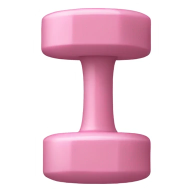 Two light pink small weights sticker