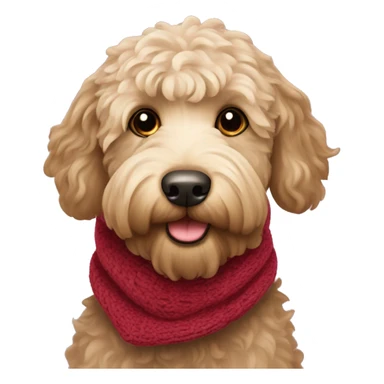 labradoodle-in-the-scarf sticker