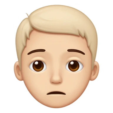 personita cansada o mareada, estilo doodle cute. sticker