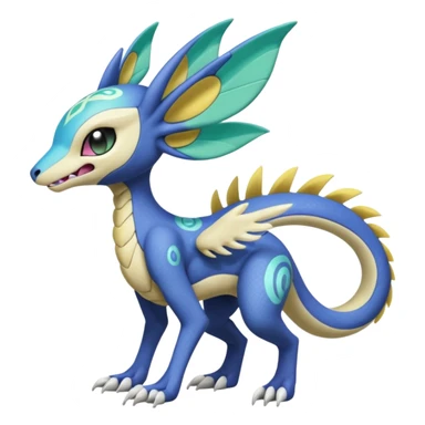 Meloetta-Sergal-Cresselia-Palkia-Stitch-Fakémon-creature-hybrid sticker