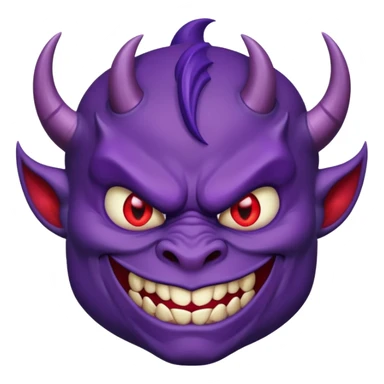 purple devil sticker
