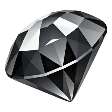 a aesthetic black and white diamond gemstone  sticker