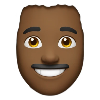 Black guys smiling sticker
