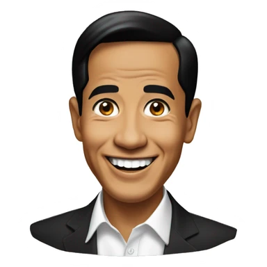 Smiling JOKOWI sticker