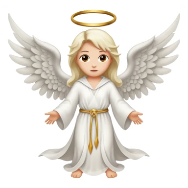 Angel with demon wings  sticker