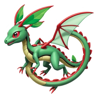 Meloetta-Rayquaza-Flygon-Pokémon-Fakémon-creature sticker