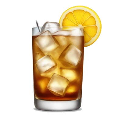 highball cocktail with ice sticker
