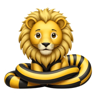 hose and bee and  lion sticker