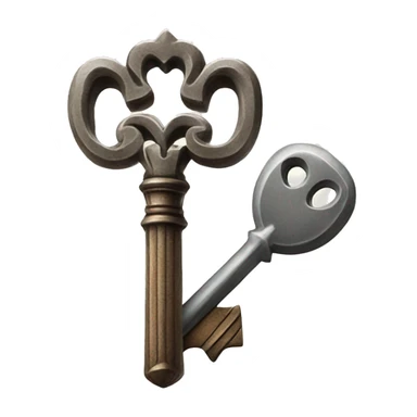 Locke and key key sticker