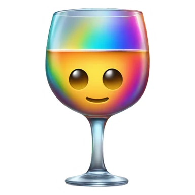 rainbow whiskey sticker