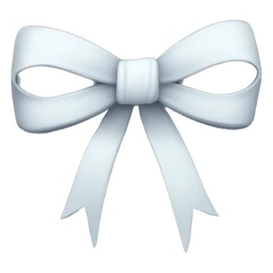 Snowy bow sticker