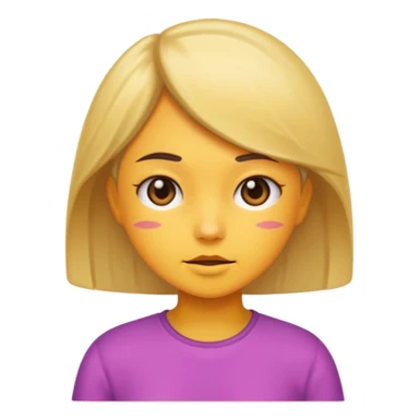 Short tempered girl sticker