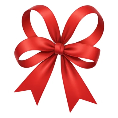 single red ribbon, neatly tied bow, isolated on white background, high detail, soft natural lighting, no text, no watermark --ar 1:1 --v 6
 sticker