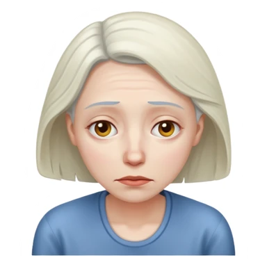 Woman over with life sticker