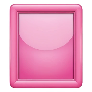 pink picture frame sticker