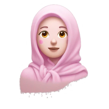 pastel pink heat sticker