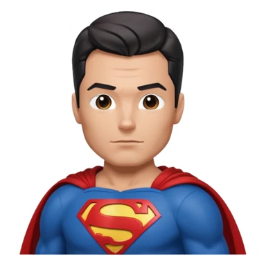 superman standing sticker