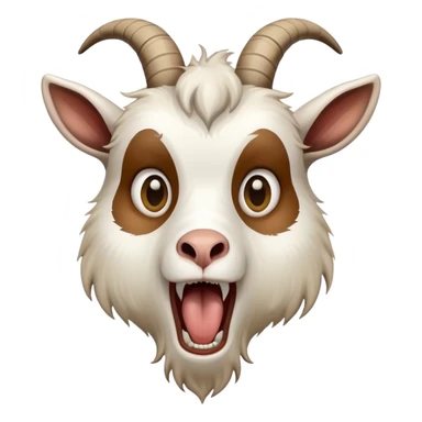 Screaming goat sticker