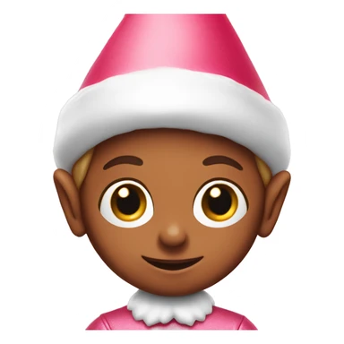 Pink elf on the shelf  sticker