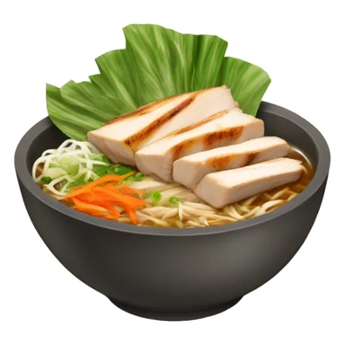  pho bowl with grilled chicken  sticker