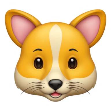 Animals half body sticker