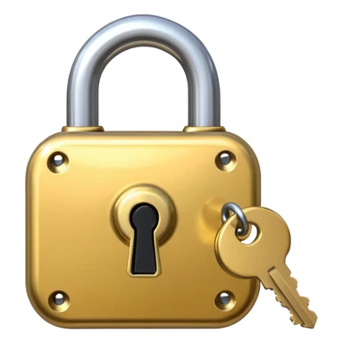 cadeado aberto sticker