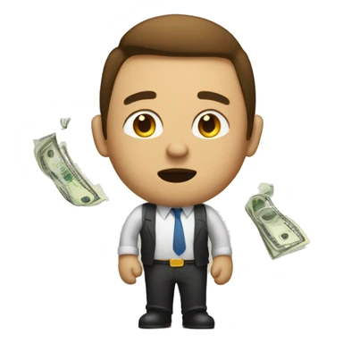 cash problem solving sticker