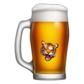 Tiger Woods golf beer sticker