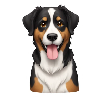 border colie perro sticker