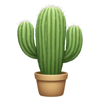 light sage cactus and shrubbery sticker
