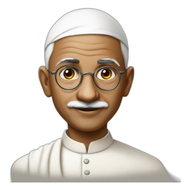 Gen z gandhi profile picture  sticker