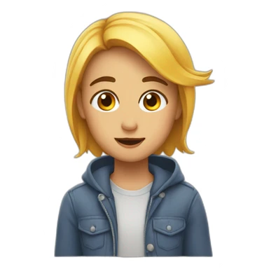 cara de amor y emocion sticker