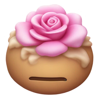 jabon rosa con una flor  sticker
