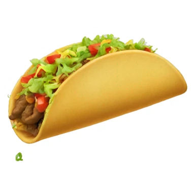 Farting taco sticker