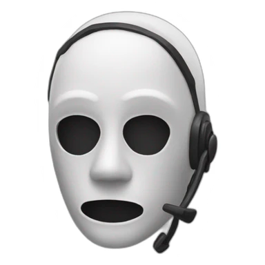 hotline mask  sticker