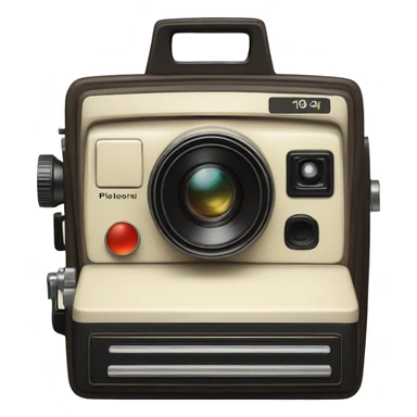 vintage polaroid camera sticker