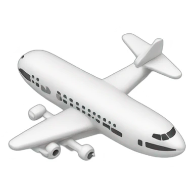 Dollar in the shape of an airplane sticker