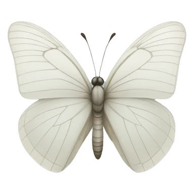 White butterfly  sticker
