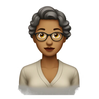 a 20s woman who is mad about the company and counting reasons why she should leave the company sticker