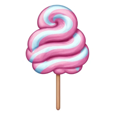 cotton candy stick sticker