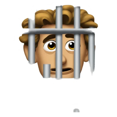 Nicolas Sarkozy behind bars sticker