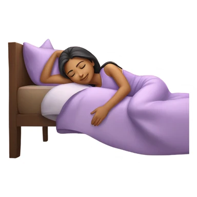 cantik girl sleeping sticker
