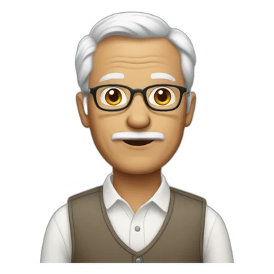 grandfather wear dress sticker