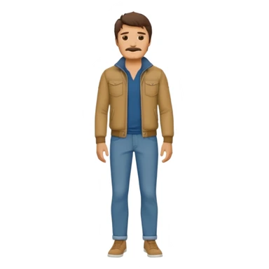 Pedro pascal  full body  sticker