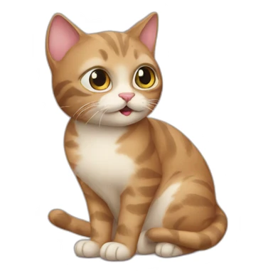 cat-computer sticker