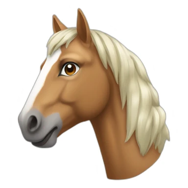 Schöner Pferdekopf sticker