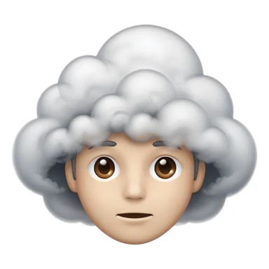 Fumaça no rosto sticker