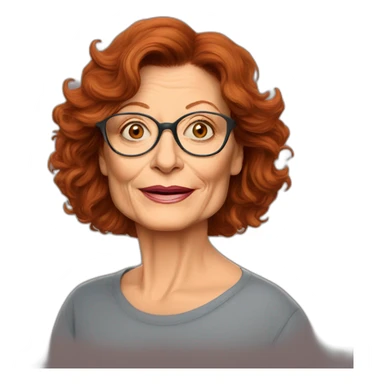 actor susan sarandon cartoon wearing tee sticker